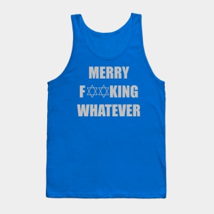 Merry F**king Whatever (Gray) Tank Top